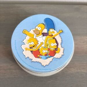 The Simpsons 3 Inch Round Playing Cards with Case